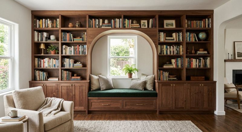 Best Locations For Custom Built-In Bookcases