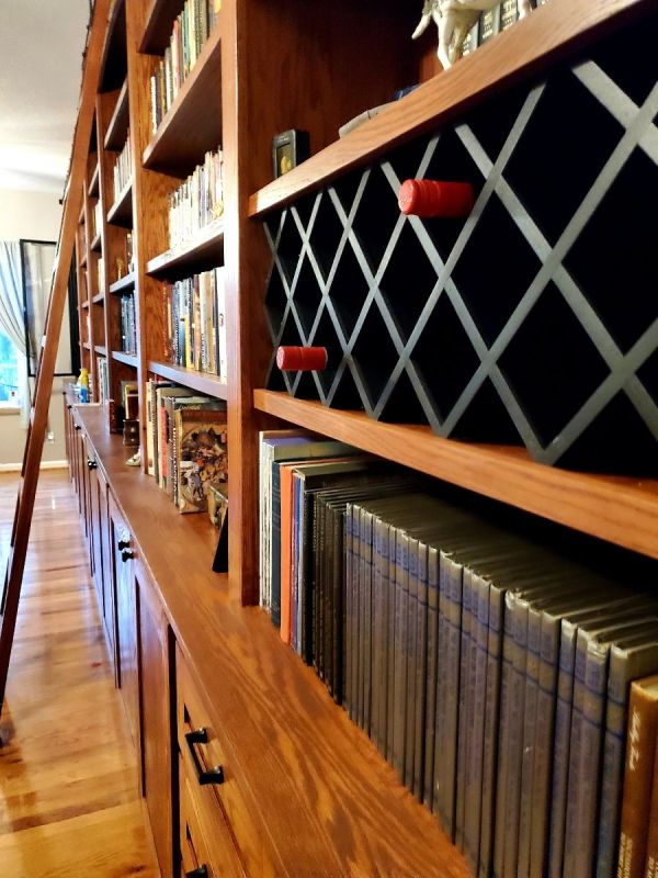 Built In Bookcase Installation