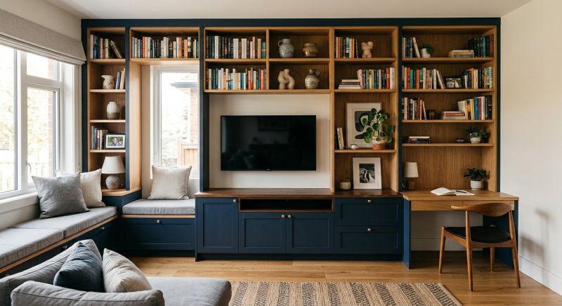 How Fireplace Shelves Improve Living Room Style
