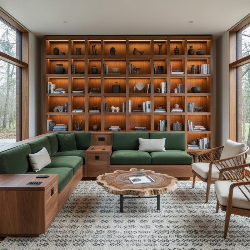 How Fireplace Shelves Improve Living Room Style